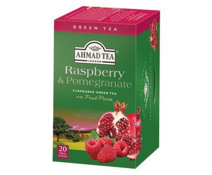 Зелен Чай Малина и Нар Ahmad Tea 20 бр х 2 г