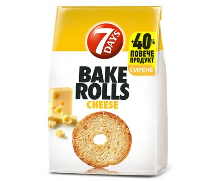 Bake Rolls 7 Days със Сирене 112 г
