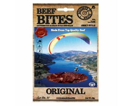 Сушено говеждо месо Beef Bites Original Bullseye Meats 50 г 
