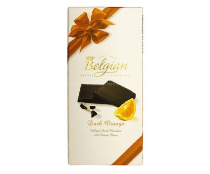 Белгийски черен шоколад с портокал Belgian 100 г