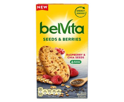 Бисквити с малини и чиа BelVita 270 г
