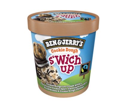 Сладолед Cookie Dough Ben & Jerry's S'Wich Up 500мл