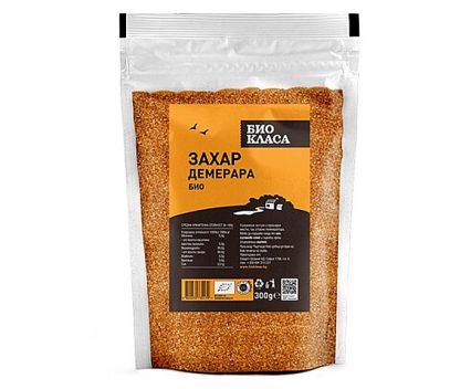 Био Захар Демерара Био Класа 300 г 