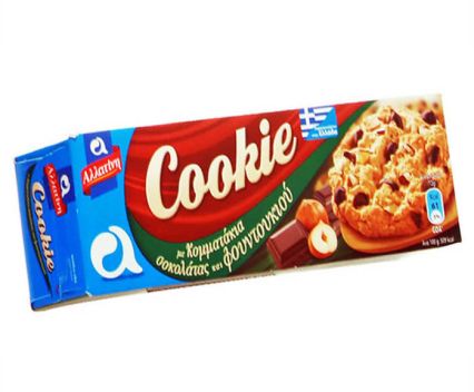 Бисквити с парченца шоколад и лешници Allatini Cookie 175 г