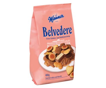 Бисквити асорти Manner Belvedere 400 г