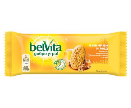 Бисквити Belvita Лешник и мед 50 г
