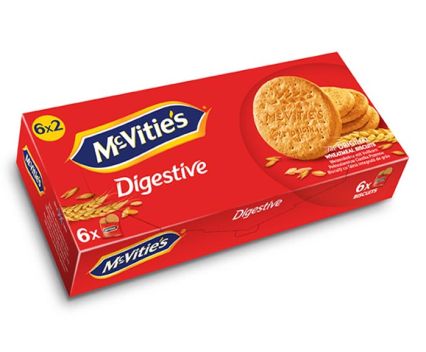 Пълнозърнести бисквити Digestive McVitie's Original 177 г