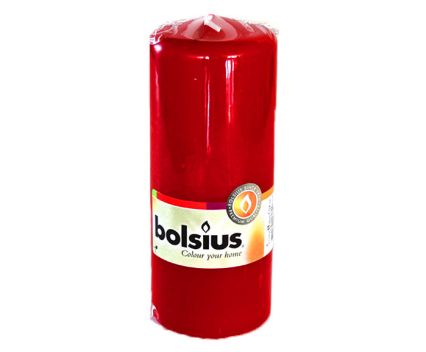 Свещ пура Bolsius червена 150/60