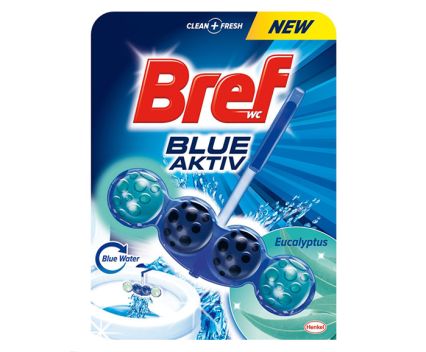 Ароматизатор за тоалетна чиния Bref Blue Aktiv Eucalyptus 50гр