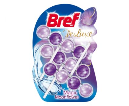 Ароматизатор за Тоалетна Чиния Bref DeLuxe Magic Moonflower 3 x 50 г
