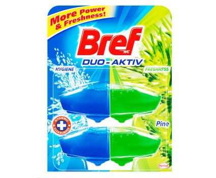Пълнител за ароматизатор за тоалетна чиния BREF Duo Aktiv Pine 2бр