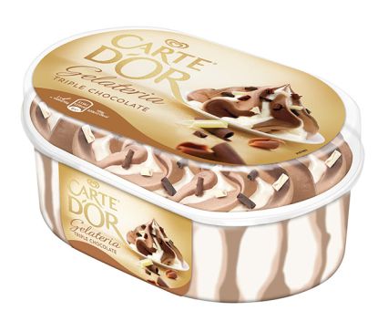 Сладолед Троен шоколад Carte D'Or 900 мл