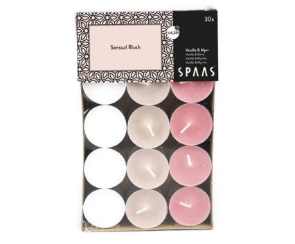 Чаени свещи Spaas Sensual Blush 30 бр