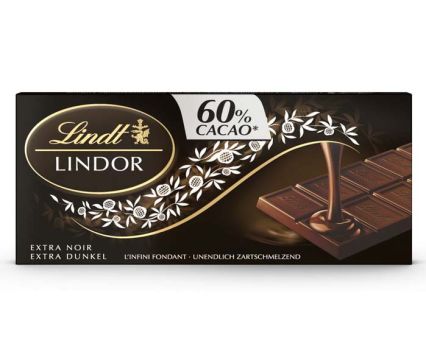 Черен Шоколад Lindt Lindor 60% 100 г