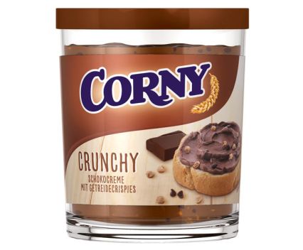 Шоколадов крем CORNY Crunchy шоколад и криспи 200гр 