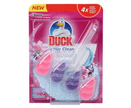 Ароматизатор за тоалетна чиния Duck Active Clean Цветя 38.6гр