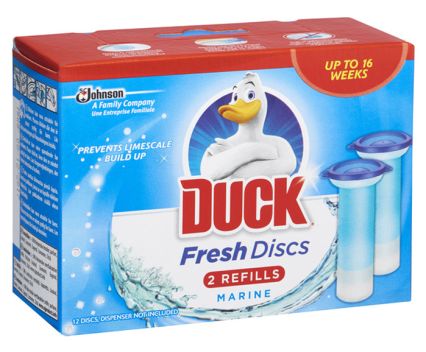 Пълнител за ароматизатор за тоалетна Duck Свежи Дискове Океан 2x36 мл