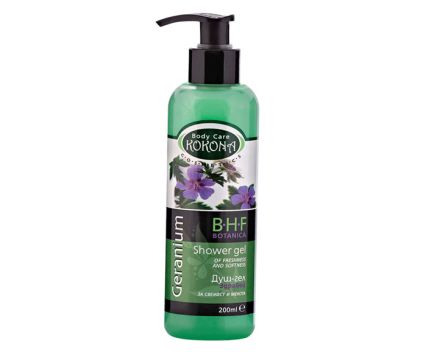 Душ гел за свежа и мека кожа Здравец Kokona B.H.F. Botanica 200мл K