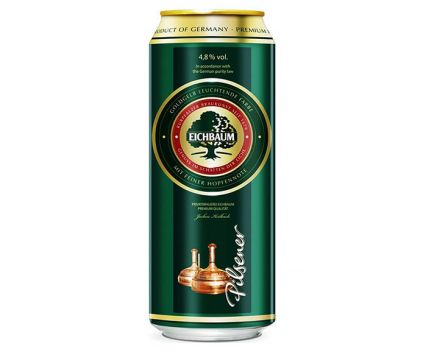 Бира Eichbaum Pilsener 4.8% Кен 500 мл