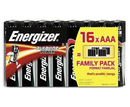 Батерии Energizer AAA 16 бр
