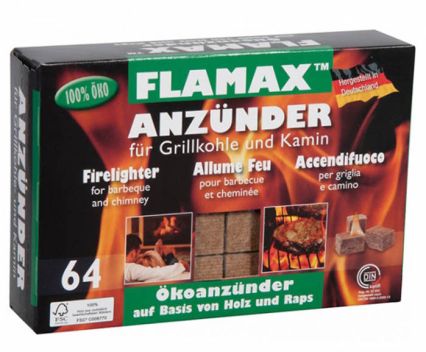 Еко кубчета за разпалване Flamax 64 бр