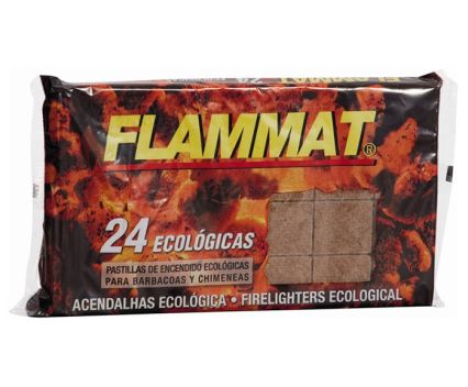 Еко разпалки Flammat 24 бр - от рапични масло 