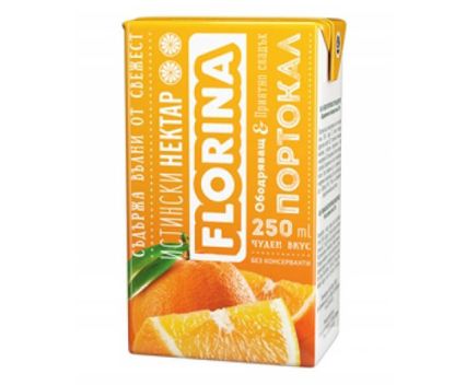 Нектар Портокал 50% Florina 250 мл