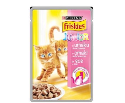 Храна за малки котенца с Пиле в сос (пауч) Friskies Junior 85 г