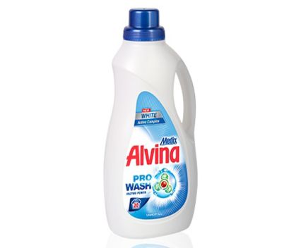 Течен перилен препарат за Бяло пране 2в1 Medix Alvina Deep Clean Technology 1.1л