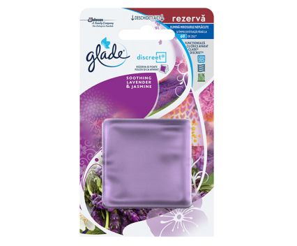 Пълнител за ароматизатор Glade Discreet Soothing Lavender & Jasmine 8 г