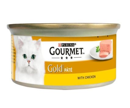 Котешка храна пастет пиле Gourmet Gold 85 г