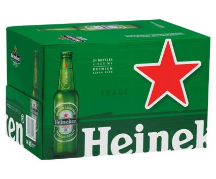 Бира Heineken 330 мл 24 бр Кашон