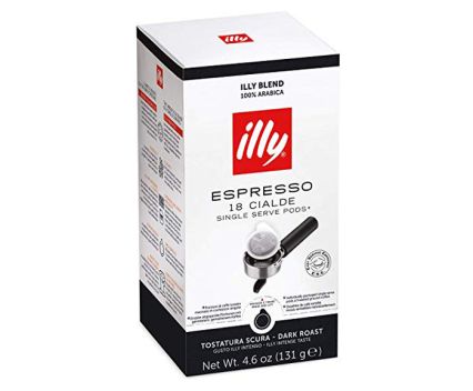 Кафе Капсули illy Dark Roast Espresso Филтърни Дози 18 бр