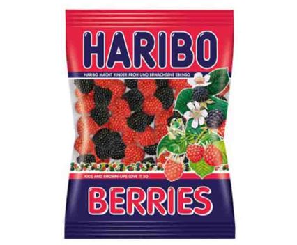 Желирани бонбони къпини и малини Haribo Berries 100 г