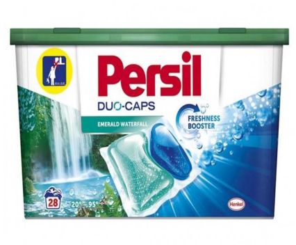Капсули за пране Persil Duo-caps Emerald Waterfall 28 бр