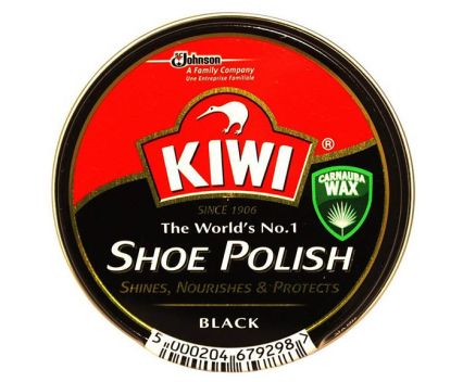 Черна боя за обувки KIWI 50мл