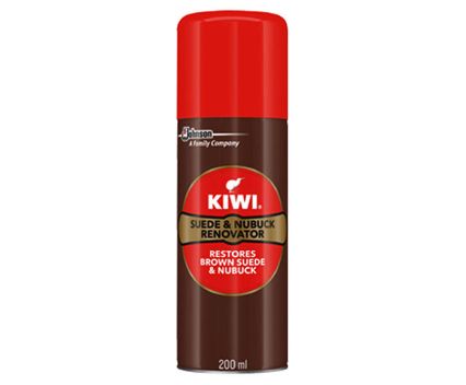 Кафяв спрей за набук и велур KIWI 200мл