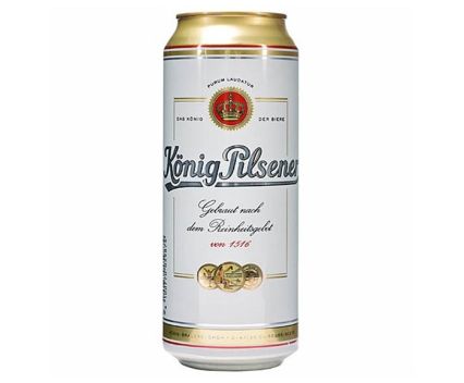 Бира Konig Pilsener 4.9% Kен 500 мл