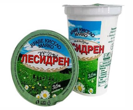 Кисело мляко Лесидрен краве 3,6% 400 г