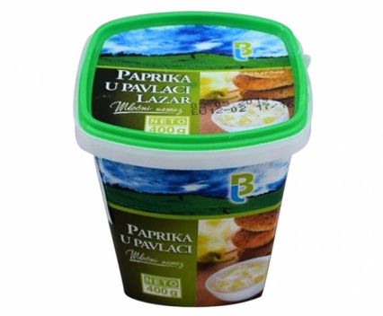 Сръбска Нарязана Чушка в Сметана Paprika u Pavlaci Lazar 400 г