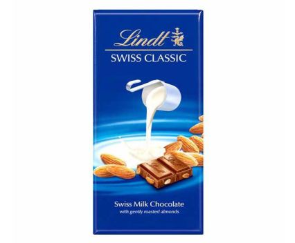 Млечен Шоколад Lindt Classic с Бадеми100 г