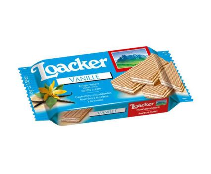 Вафли Loacker ванилия 90 г