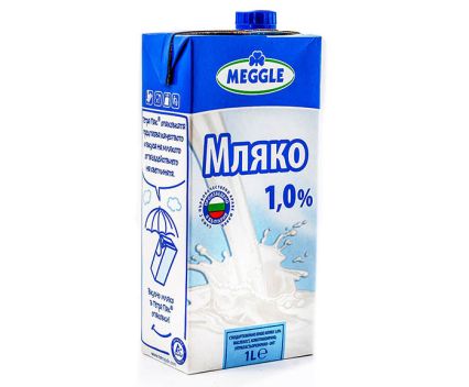 Прясно мляко Meggle UHT 1% 1 л