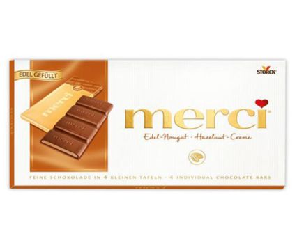Merci шоколад с лешников крем 112 г