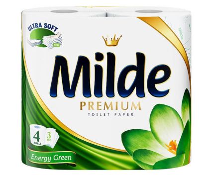 Тоалетна хартия Milde Energy Green 4 бр