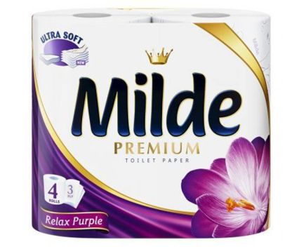 Тоалетна хартия Milde Relax Purple 4 бр