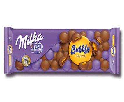 Шоколад Milka балончета карамел 250 г