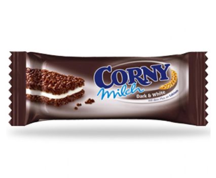 Мюсли Бар Corny с Мляко Dark & White 40 г - Сандвич