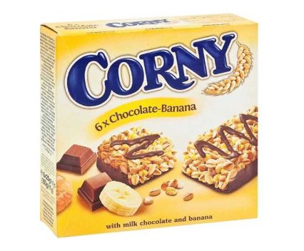 Мюсли Бар с Шоколад и Банан Corny 6 х 25 г