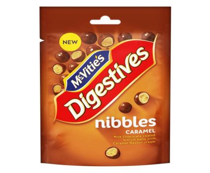 Шоколадови дражета McVitie's caramel Nibbles 120гр.